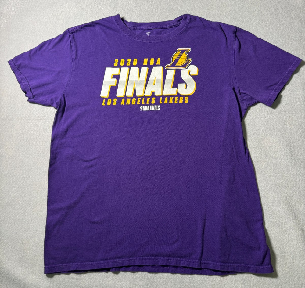 Los Angeles LA Lakers NBA Finals 2020 T-Shirt Size Large